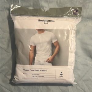 Goodfellow & Co Classic White Crew-Neck T-Shirts